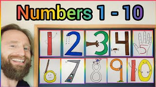 Numbers 110 Numbers Recognition 110 Counting Numbers 110 Cardinal Numbers Songs Kids Numbers Song [upl. by Hcirdeirf]