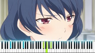 Domestic na Kanojo OP quotKawaki wo Amekuquot  Minami Synthesia Piano Tutorial [upl. by Ateekram]