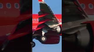 shorts PLAY airlines spectacular landing aviation commercialaircraft planespotting [upl. by Jennette]