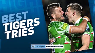 The Best Leicester Tries of the Season  Gallagher Premiership 202324 [upl. by Ellerad]