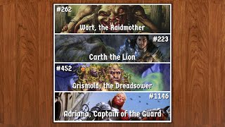 NYAM Ep 91 Wort vs Carth vs Grismold vs Adriana MTG EDH Gameplay Video [upl. by Screens]