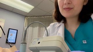 ASMR Seeing the OBGYNYou Are 30 Weeks Pregnant Heart Tones Measuring Real Medical Office [upl. by Ferro]