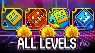 Every Geometry Dash Level ALL COINS GD Meltdown World Subzero [upl. by Debor618]