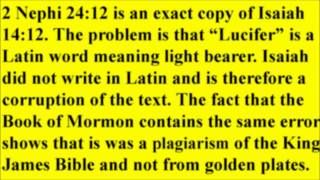 Book of Mormon Anachronisms Part 1 of 2  Mormonism Exposed [upl. by Keldon]