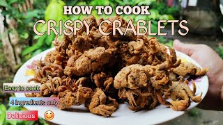 HOW TO COOK CRISPY CRABLETS  DELICIOUS RECIPE [upl. by Alel]