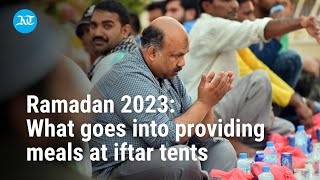 Ramadan 2023 I What goes behind providing meals at Iftar tents in UAE [upl. by Lapointe]