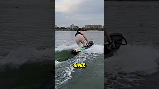 Girl Tries Surfing for the First Time 🌊 [upl. by Rihana]