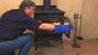 How to Light amp Maintain a Wood Stove Fire [upl. by Luther]