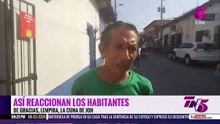 Pobladores de Gracias Lempira reaccionan al fallo contra Juan Orlando Hernández [upl. by Owen96]