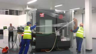 Haas CNC machine delivery to Haas F1 Team Banbury [upl. by Zhang]