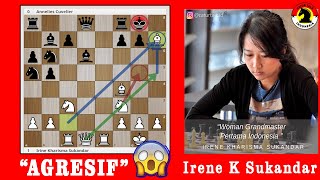 CATUR TERBARU 2020  Irine Kharisma Sukandar vs Annelies Cuvelier  FIDE Online Olympiad 2020 [upl. by Korfonta]