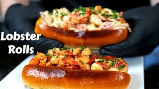 How To Make Lobster Rolls  Delicious Lobster Rolls 2 Ways [upl. by Sorcim]