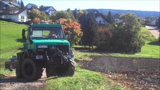 Grubbern mit MBUnimog 1700 und Lemmken Smaragd 9 [upl. by Girand]