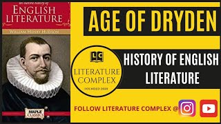 Age of Dryden History of English literature Restoration period Age of Dryden in Tamil [upl. by Kylila]