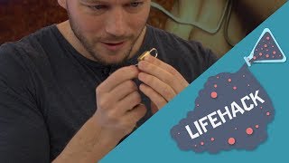 Lifehack Hangslot openmaken met paperclip [upl. by Lewiss]