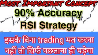 💥 90 Accuracy RSI Trading Strategy RSI divergence Trading strategy Intraday Buy Sell indicator [upl. by Ayikat]