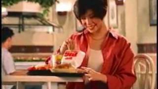 Wendys Hamburger 1994 TV ad featuring Regine Velasquez [upl. by Orva122]