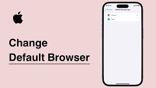 How To Change Default Browser On iPhone [upl. by Eittod]