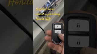 Duplikat kunci immobilizer hilang Honda HRV 2017 [upl. by Jarrett]