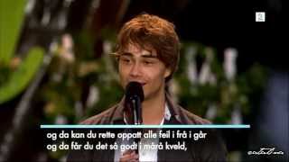 Alexander Rybak amp Katrine Moholt  Du ska få en dag i mårå  Allsang pa Grensen 04072013 [upl. by Haneehs]