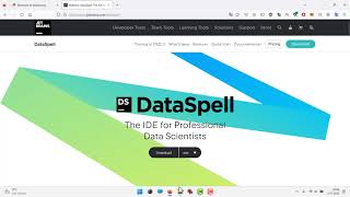 How to Install DataSpell Windows 11 [upl. by Itnava]