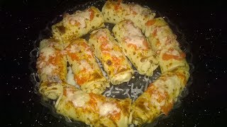 Recette des crêpes salées au blanc de poulet et fromage وصفة الكريب المالحة ببياض الدجاج و الجبن [upl. by Lennad600]