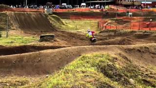 SM i Motocross 2013  Deltävling 5 Finspång [upl. by Ahsilyt]