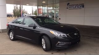 2015 Hyundai Sonata SE  In Depth Walk Around  Sherwood Park Hyundai [upl. by Atsahc]