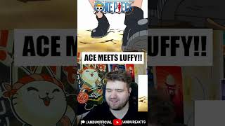 Ace Meets Luffy  One Piece onepiece onepiecereaction reaction anime [upl. by Zevahc]