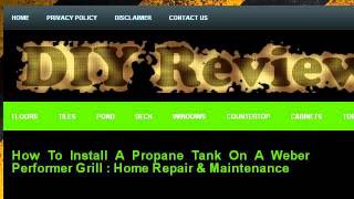 How To Install Propane Tank Gas Grill Easy Simple [upl. by Balthasar]