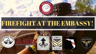 Florida AirsoftRaptor Airsoft Firefight at The Embassy [upl. by Mumford695]