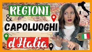 Le REGIONI e i CAPOLUOGHI d’Italia Impara la Geografia Italiana 🇮🇹 [upl. by Desai]