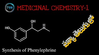 synthesis of phenylephrinebpharm4thsemchemistry drugjntuh jntuh pharmacology pharmacy telugu [upl. by Mandy84]