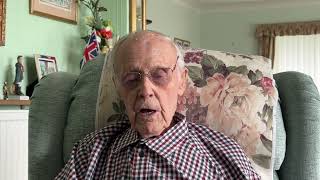 Harry Waddingham talks to St Peters folk on his 108th Birthday [upl. by Eanaj]