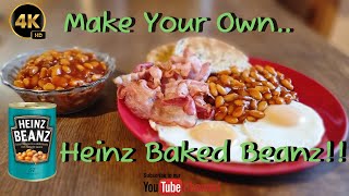 How To Make Your Own Heinz Baked Beans UK Style  Homemade Tutorial [upl. by Hnahym80]