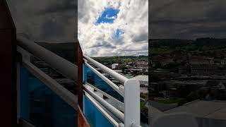 view from the cruise to land love bollywood song travel seaferer trendingshorts [upl. by Rattray]