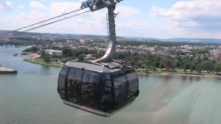 A ride on the Koblenz cable car [upl. by Oswin]