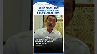 Luhut Emosi Marah Besar Tom Lembong Pamer 7 Tahun Buat Contekan Jokowi Langsung Bongkar Borok [upl. by Sucam]