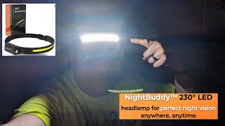 NightBuddy 230 HeadLamp maybe the perfect light for the field mechanic that works at night NTDT [upl. by Annice]