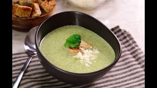 Crema de Brócoli Fácil  Sopa de Brócoli CASERA [upl. by Asilenna]