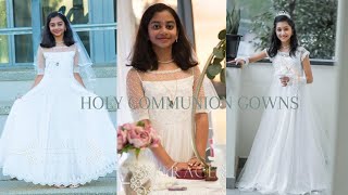 Grace Boutique  Holy Communion Frocks  White Gowns [upl. by Sidwel]