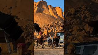 This is Spitzkoppe AKA “the Matterhorn of Namibia” 🤯 I can confidently say Namibia camping is one [upl. by Care935]