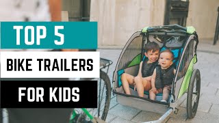 The Best Bike Trailers for Kids in 2024 Safe Fun and Functional [upl. by Eciened]