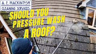 Should You Pressure Wash A Roof [upl. by Carny]