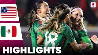 United States vs Mexico  What a Surprise  Highlights  Concacaf W Gold Cup Womens 26022024 [upl. by Libbna624]