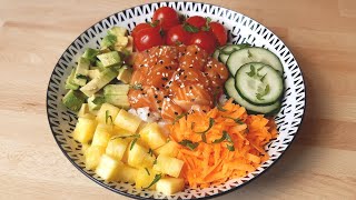 Poke bowl au saumon 321 [upl. by Irv]