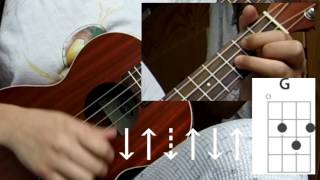 Alacran y Pistolero Ukulele Tutorial Guitar Tune in Desperado [upl. by Ajay613]