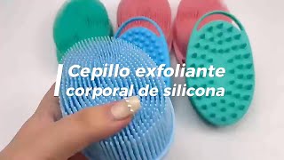 CEPILLO EXFOLIANTE CORPORAL DE SILICONA🧼 MS HOMETECH®️ [upl. by Innavoij35]