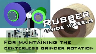 Rubber Regulating Wheel for Centerless Grinder Guide [upl. by Stormy]