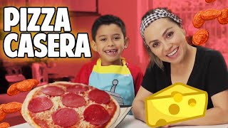 HACEMOS PIZZAS PARA NIÑOS en menos de UN MINUTO [upl. by Goraud658]